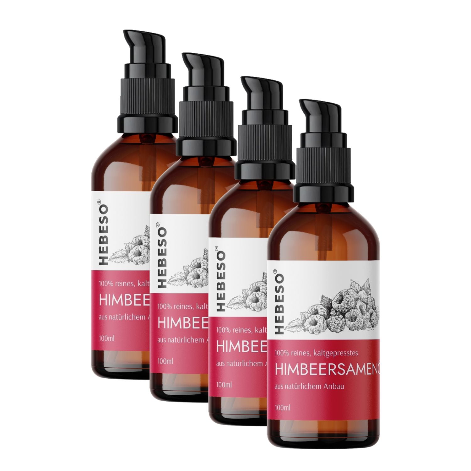 4x Himbeersamenöl 100ml