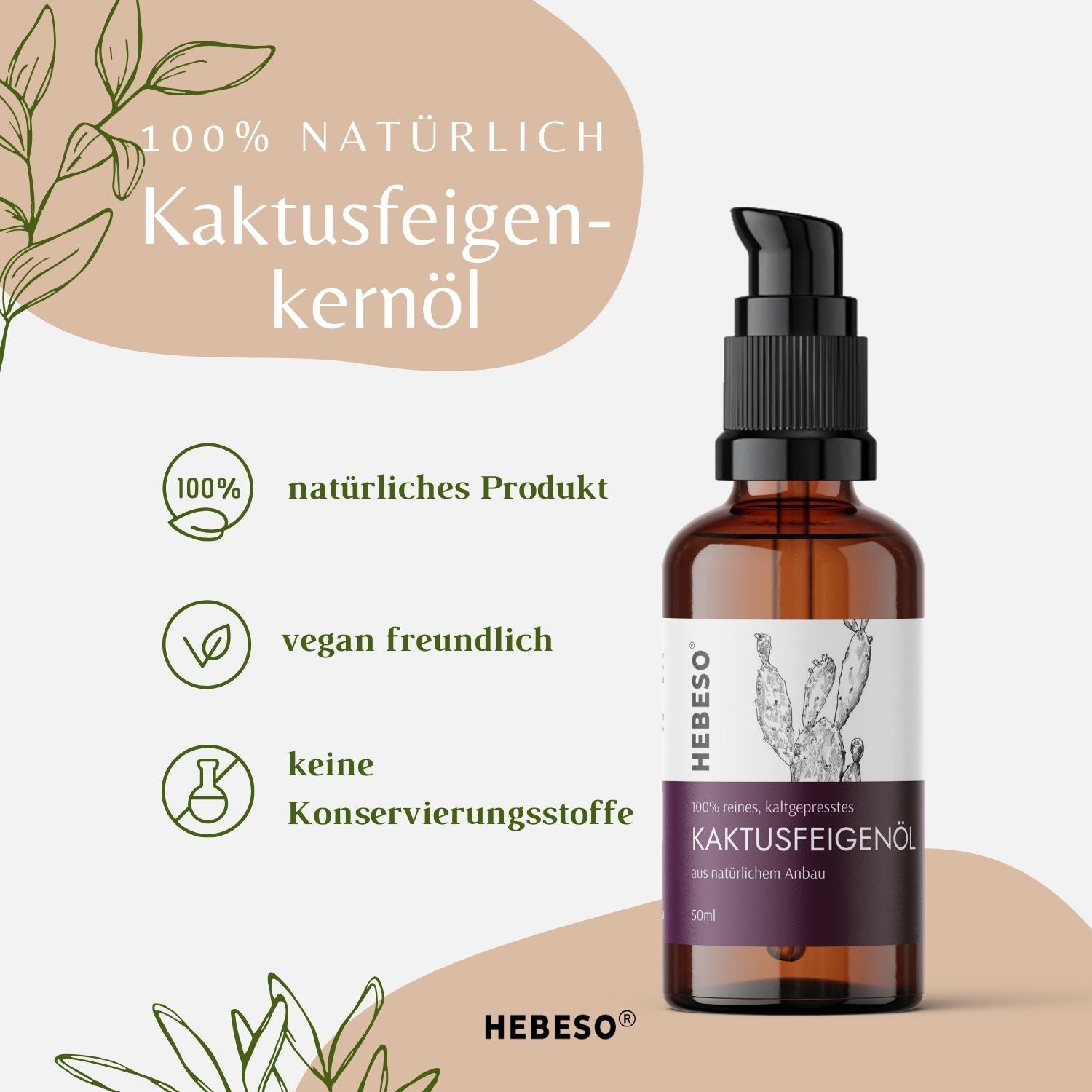 Kaktusfeigenkernöl 50ml
