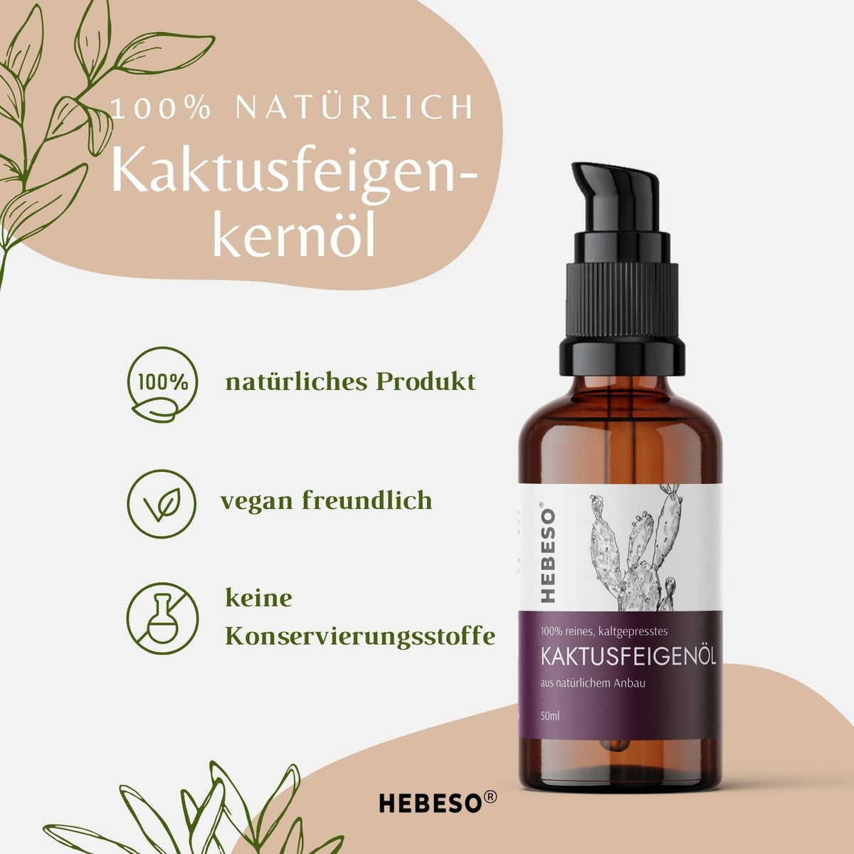 Kaktusfeigenkernöl 50ml
