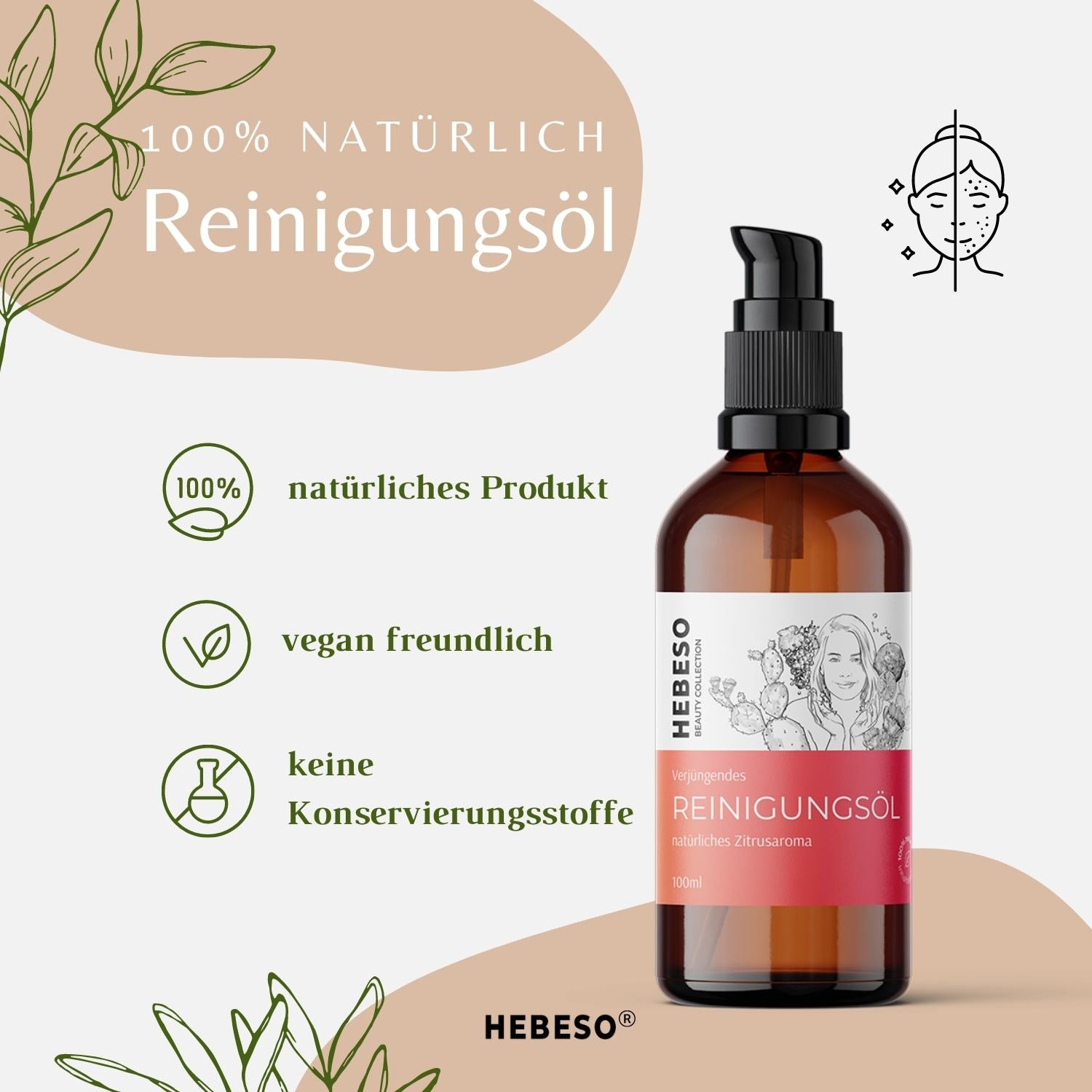 Verjüngendes Reinigungsöl 100ml