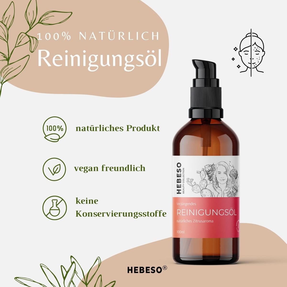 Verjüngendes Reinigungsöl 100ml