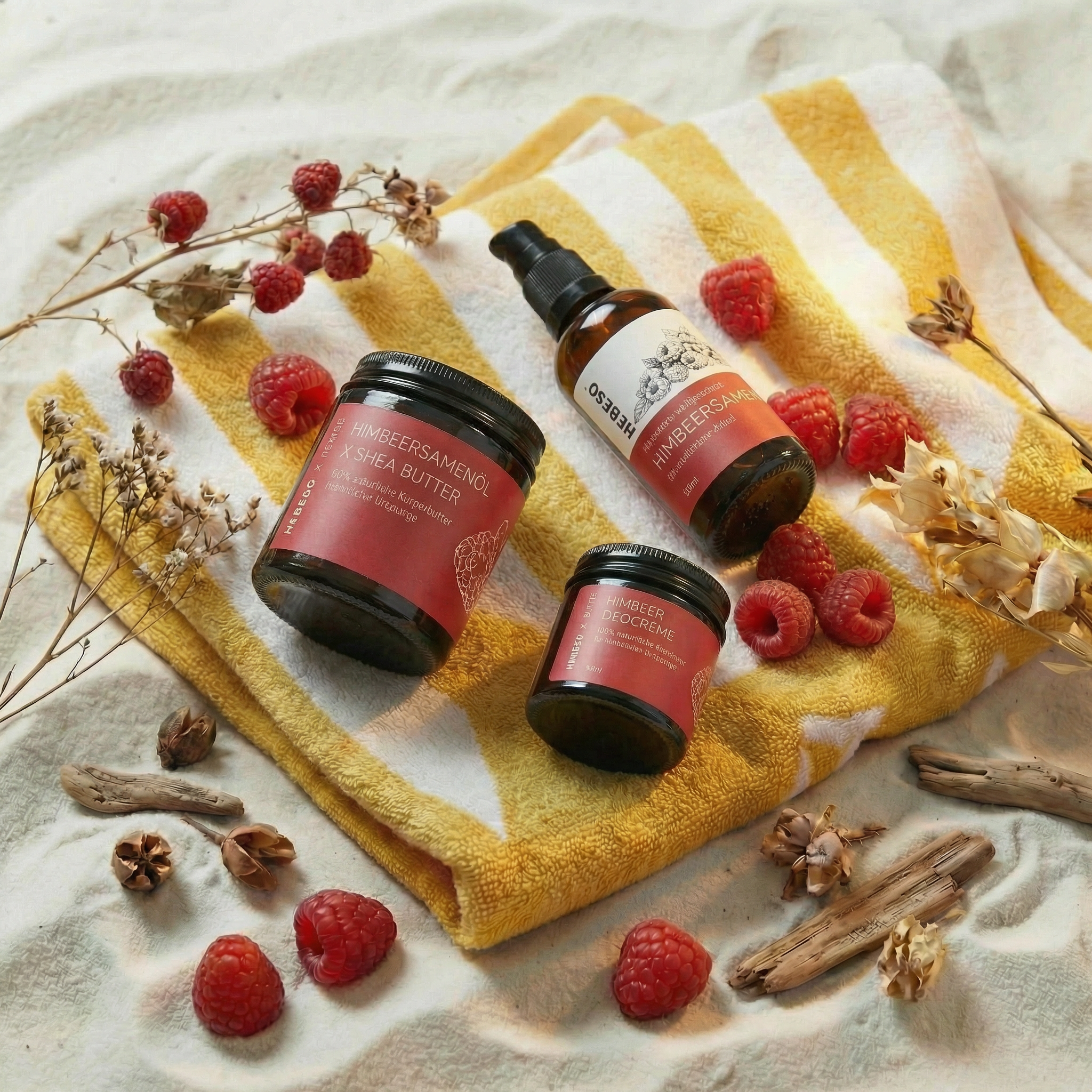 Sommer Himbeer-Set