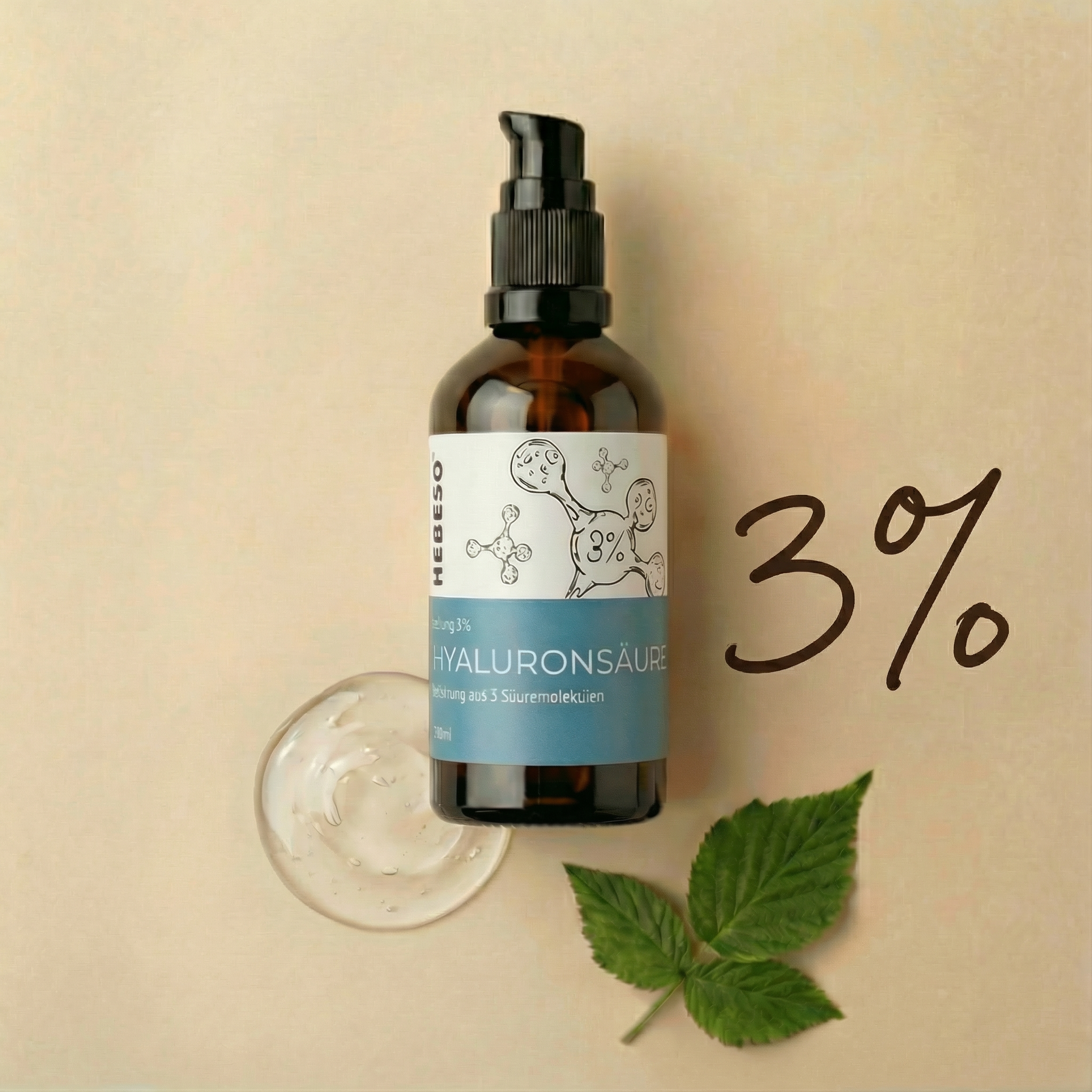 Triple Hyaluronsäure-Serum – 3% Konzentration 100ml